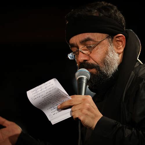 محمود کریمی به روی خاک علقمه